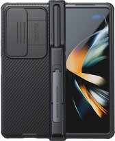 Nillkin CamShield Hoesje voor de Samsung Galaxy Z Fold 4 - Back Cover met Camera Slider Pen Edition Zwart