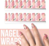 By Emily - Nagel wrap - Sparkly Luck | 20 stickers | Nail wrap | Nail art | Trendy | Design | Nagellakvrij | Eenvoudig | Nagel wrap | Nagel stickers | Folie | Zelfklevend | Sjablonen