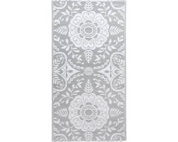 vidaXL - Buitenkleed - ARAKIL - 160x230 - cm - PP - lichtgrijs