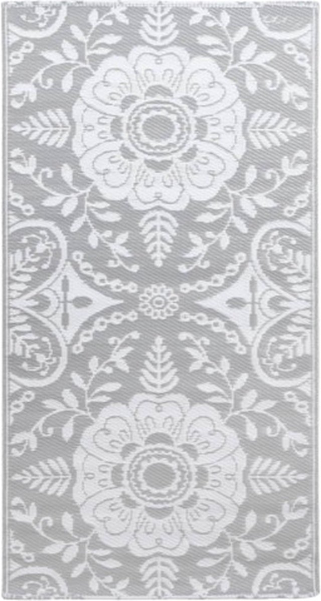 vidaXL - Buitenkleed - 160x230 - cm - PP - lichtgrijs