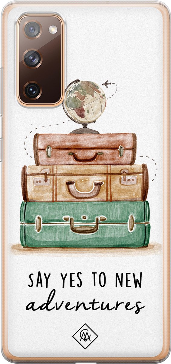 Casimoda® hoesje - Geschikt voor Samsung S20 FE - Wanderlust - Backcover - Siliconen/TPU - Multi