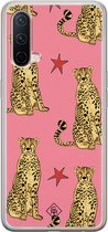 Casimoda® hoesje - Geschikt voor OnePlus Nord CE - The Pink Leopard - TPU - Backcover - Roze - Luipaardprint