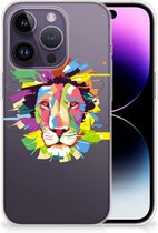 Souple Housse pour Apple iPhone 14 Pro Coque Téléphone Couleur Lion