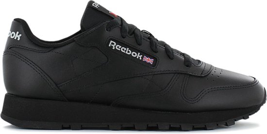 Reebok Classic Leather CL LTHR - Dames Sneakers Sportschoenen Schoenen Leer Zwart GY0960 - Maat EU 36 UK 3.5