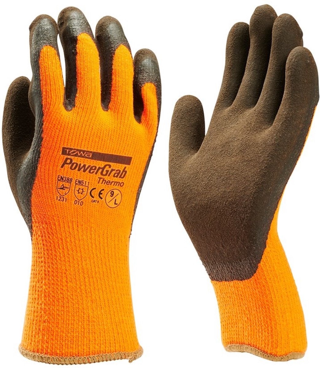 Towa Handschoen Powergrip Thermodex Oranje L
