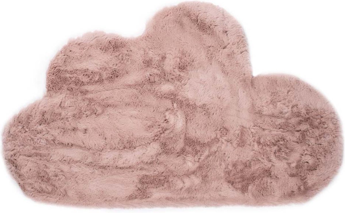 Wollen vloerkleed handweef Oslo - crème/grijs 70x130 cm