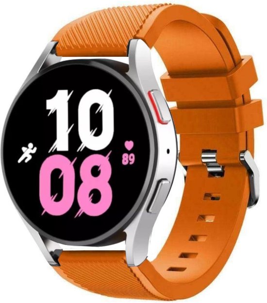 Siliconen Smartwatch bandje Geschikt voor Samsung Galaxy Watch 5