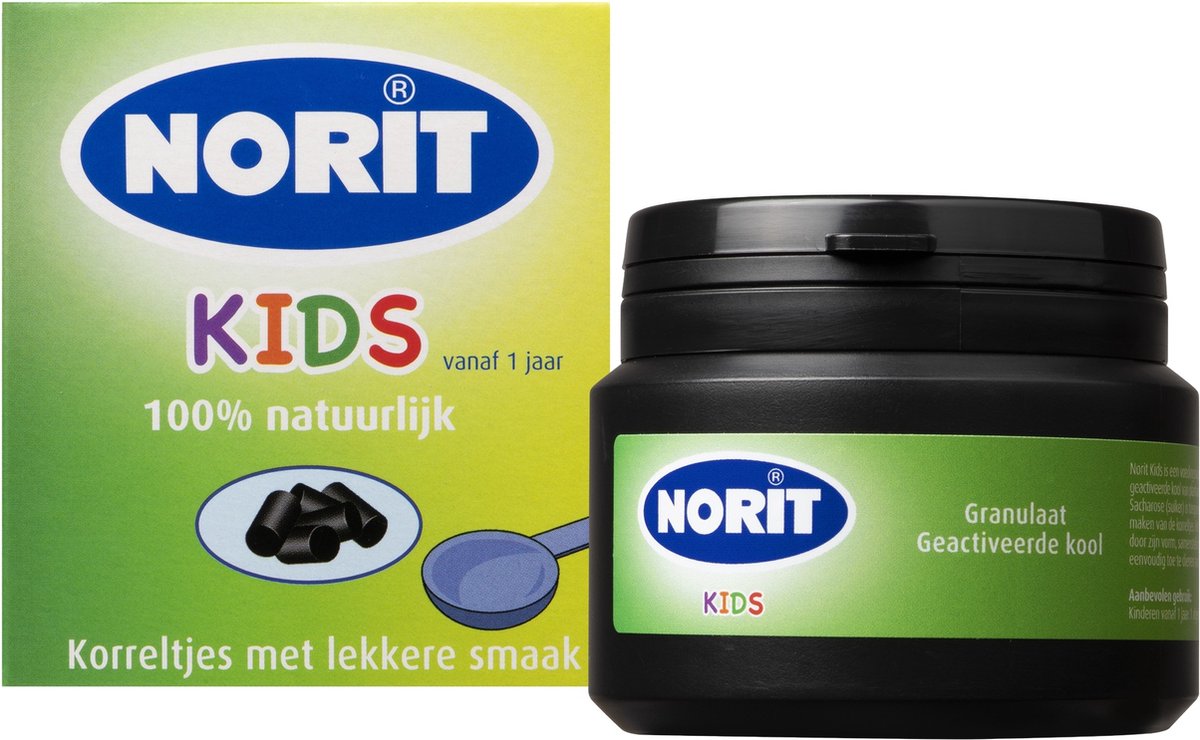 Goedkoopste Norit Kids Granulaat - 100 natuurlijk - 60 gram