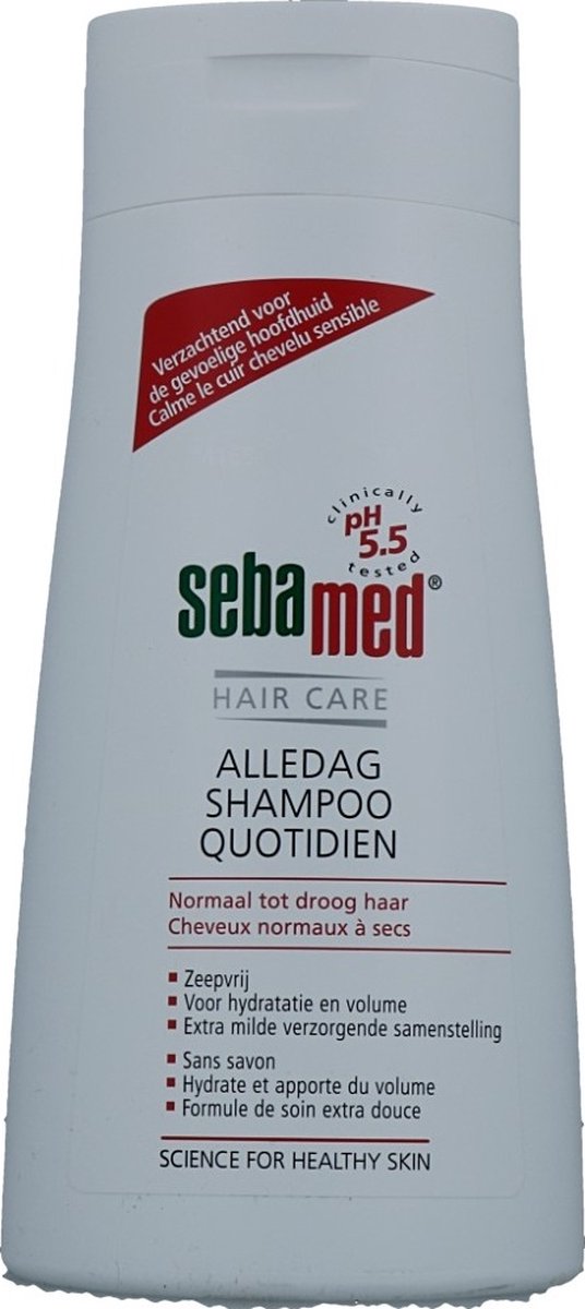 Sebamed Alledag Shampoo - Voor dagelijks wassen en verzorging van het haar - Voor hydratatie, glans en volume - Met plantaardige bestanddelen - 400 ml
