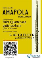 Amapola - Flute Quartet 5 - C Alto Flute (instead C flute 4) part of "Amapola" for Flute Quartet