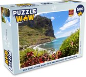 Puzzel Een prachtige baai met begroeiing op Madeira - Legpuzzel - Puzzel 500 stukjes