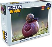 Puzzel Slakken - Gras - Lente - Legpuzzel - Puzzel 500 stukjes