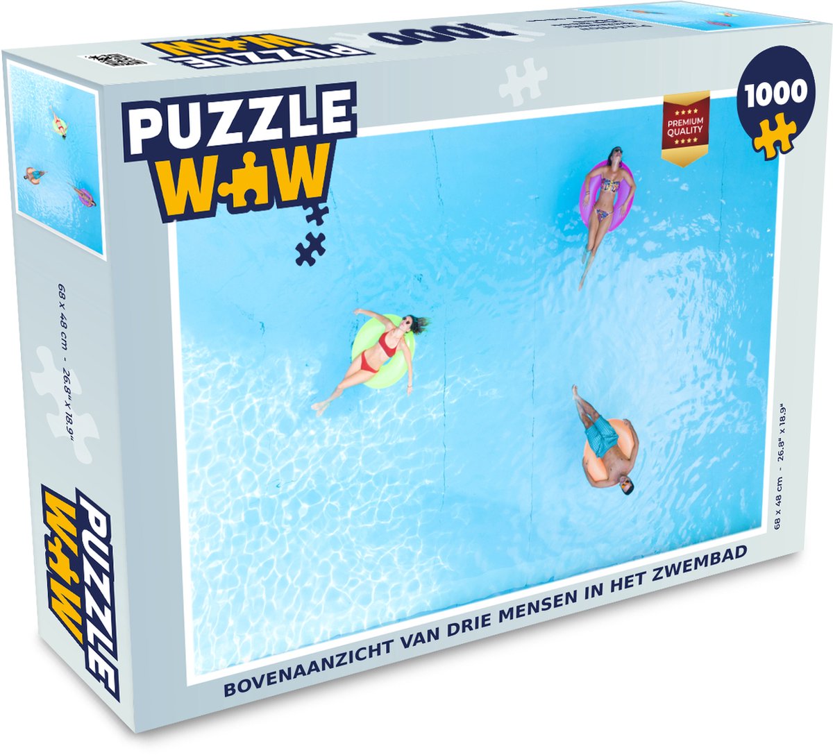 Puzzel Zomer - Water - Zwemband - Legpuzzel - Puzzel 1000 stukjes volwassenen