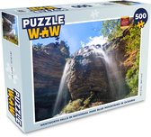 Puzzel Wentworth Falls in Nationaal park Blue Mountains in Oceanië - Legpuzzel - Puzzel 500 stukjes