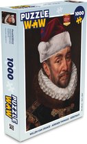 Puzzel Willem van Oranje - Adriaen Thomasz - Kerstmuts - Legpuzzel - Puzzel 1000 stukjes volwassenen - Kerst - Cadeau - Kerstcadeau voor mannen, vrouwen en kinderen