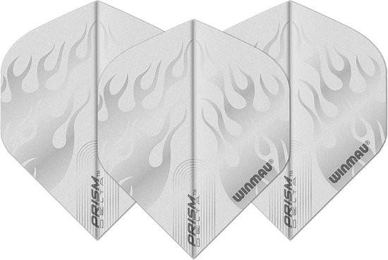 WINMAU Prism Alpha Fyre Voli Per Freccette - 100 Micron, Laminati, Multicolore (Nero, Blu, Giallo) - 1 Set (3 Pezzi)