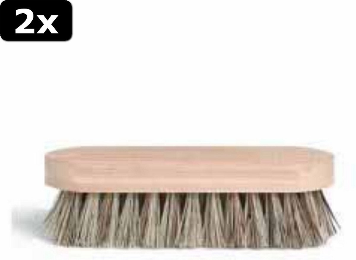 2x Handy Union Houten Werkborstel 17 cm