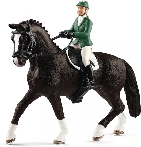 Schleich Springruiter met Paard