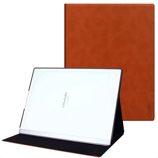 Étui folio en cuir reMarkable 2 pour tablette avec étui pour
