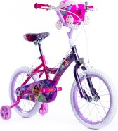 Huffy Disney Vélo Princesse - 5-7 ans - Stabilisateurs inclus - Montage facile et rapide - Roues de 40 cm