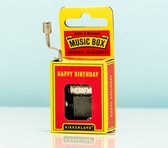 Boîte à musique nostalgique joyeux anniversaire