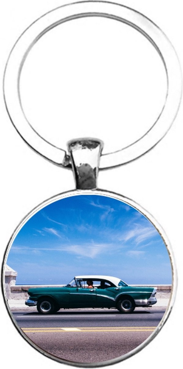 Sleutelhanger Glas - Oldtimer