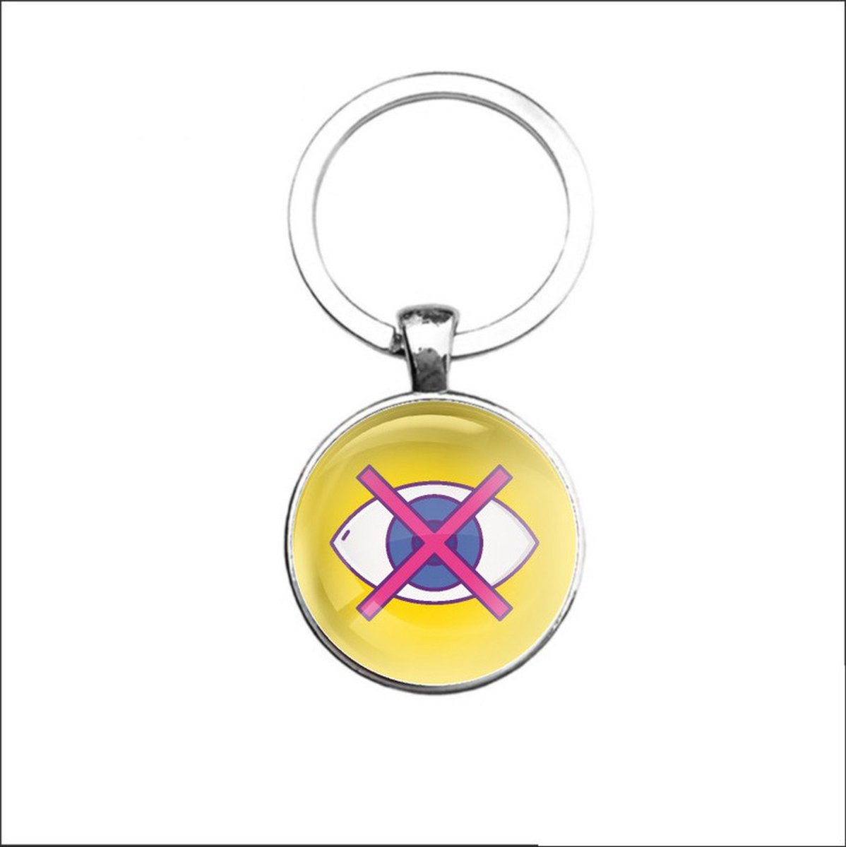 Sleutelhanger Glas - Slechtziend