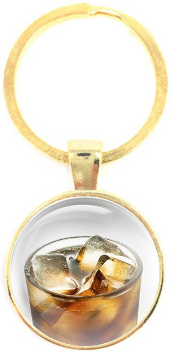 Sleutelhanger Glas - Cola