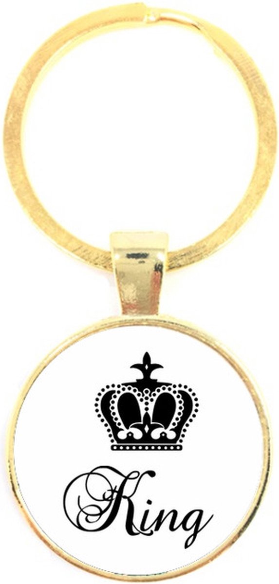 Sleutelhanger Glas - King