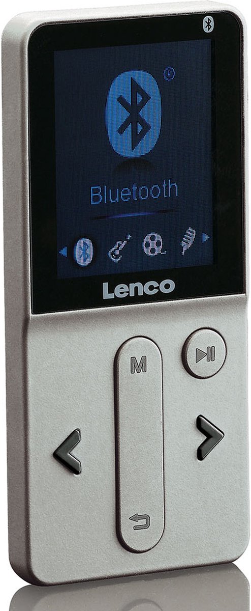 Lenco Xemio-280SI - MP4-speler | Bluetooth met 8 Gb bol
