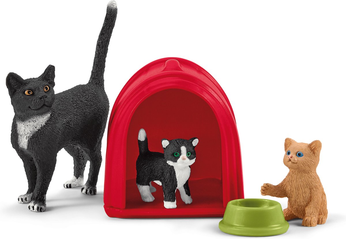 schleich FARM WORLD - Wandeling met een schattig katje - Speelfigurenset - Kinderspeelgoed voor Jongens en Meisjes - 3 tot 8 jaar - 9 Onderdelen — afbeelding 15