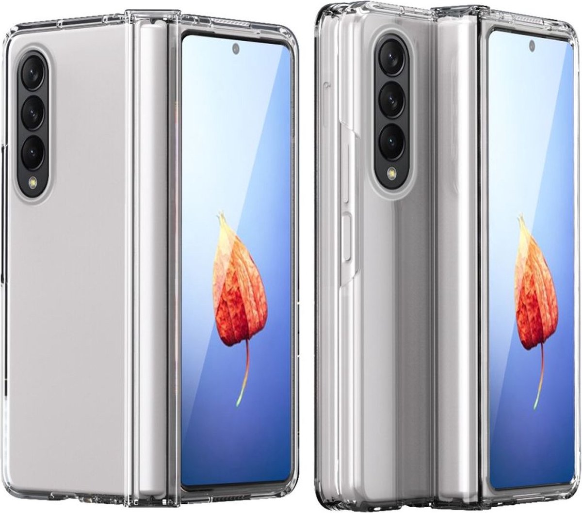 Hard Plastic Hinge Cover Transparant Hoesje Geschikt voor Samsung Galaxy Z Fold 4