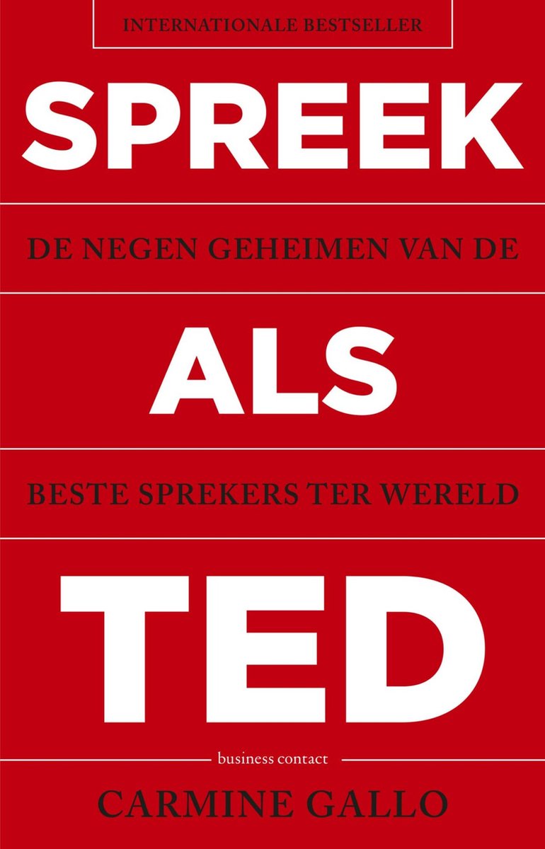 Omslag van Spreek als TED