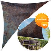 MuchoWow® - Schaduwdoek - Roest - Muur - Blauw - 96% UV-bestendig - Hoogwaardig polyester - Zonnedoek - Weerbestendig - Tuin - Tarp - 300x300 cm