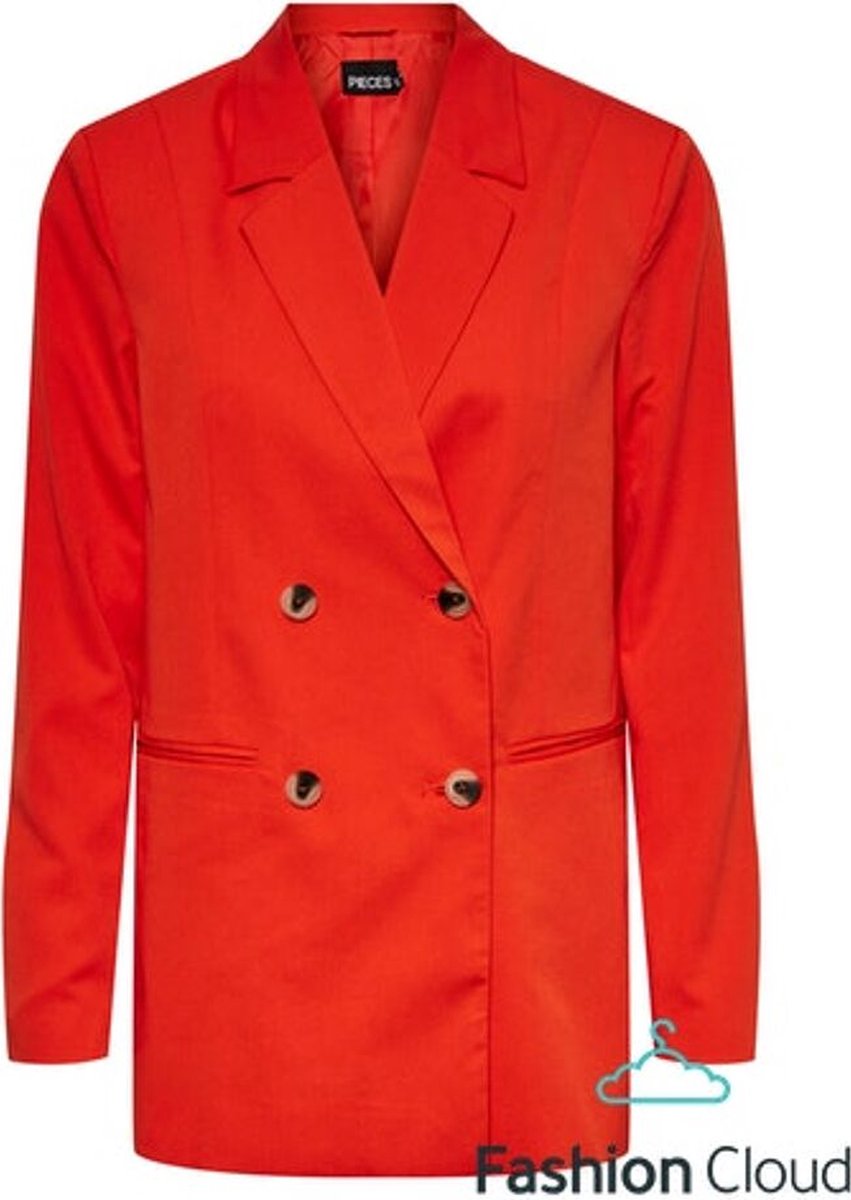 Pieces Blazer Pcamalie Ls Blazer 17130229 Fiesta Dames Maat - L
