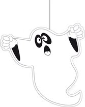 Halloween thema hangende spook/geest decoratie 20 cm brandvertragend papier
