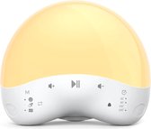 Machine à bruit White - Machine à dormir - Bruit Witte - Machine à sonorité du sommeil - Lampe de nuit - Aide au sommeil - Entraîneur de sommeil - Bébé - Adulte - - Smart - Wifi - Avec application