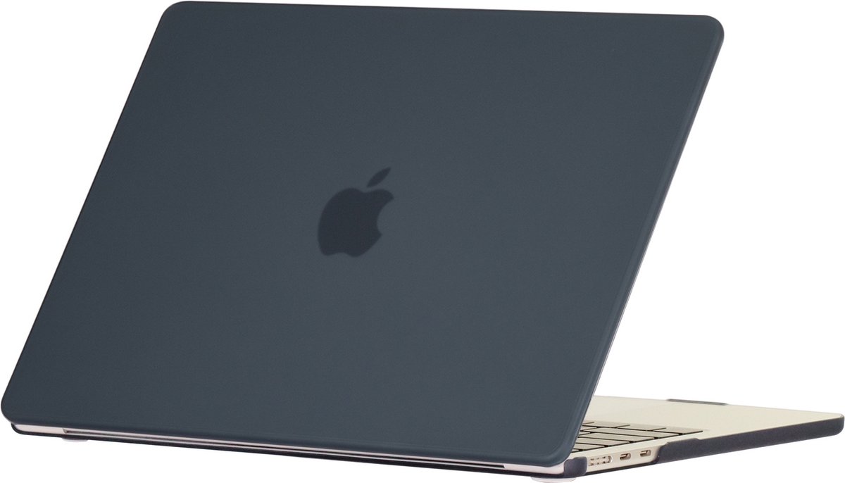 Lunso - cover hoes - MacBook Air 13 inch M2 (2022) - Mat Zwart - Model A2681