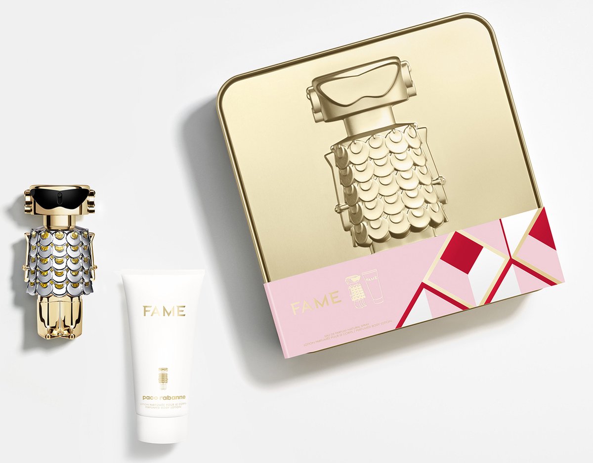 Goedkoopste Paco Rabanne - FAME- eau de parfum 50 ml Body lotion 75 ml - Cadeauset/Geschenkverpakking
