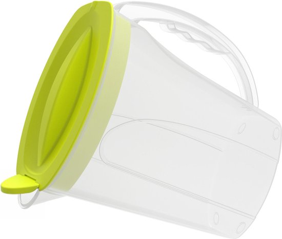 TUPPERWARE 2L Pichet couvercle Vert hermétique Idéal porte frigo
