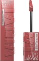 foto van Maybelline New York - SuperStay Vinyl Ink Lipstick - 35 Cheeky - Nude - Langhoudende Lippenstift - 4.2 ml