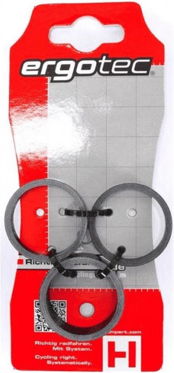 Balhoofd spacerset 1-1/8 (ø28.6) 3-delig 3/5/10mm Carbon van Trivio — afbeelding 2