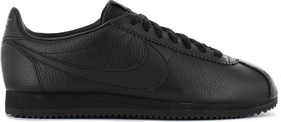 Nike Classic Cortez Leather 749571-002 Heren Sneaker Sportschoenen Schoenen Zwart - Maat EU 42.5 US 9