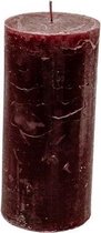 Stompkaars wine red - KaarsenKerstkaarsen - paraffine - 7 centimeter x 15 centimeter