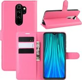 Xiaomi Redmi Note 8 Pro Hoesje - Book Case - Roze