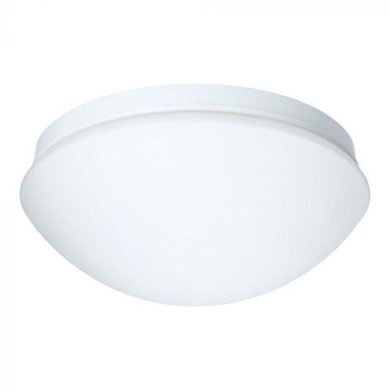 LED Plafondlamp met Bewegingssensor - 360° Sensor - E27 Fitting - Opbouw -  Ovaal - Mat... | bol.com