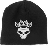 Five Finger Death Punch - Knuckle-Duster Logo & Skull Beanie Muts - Zwart