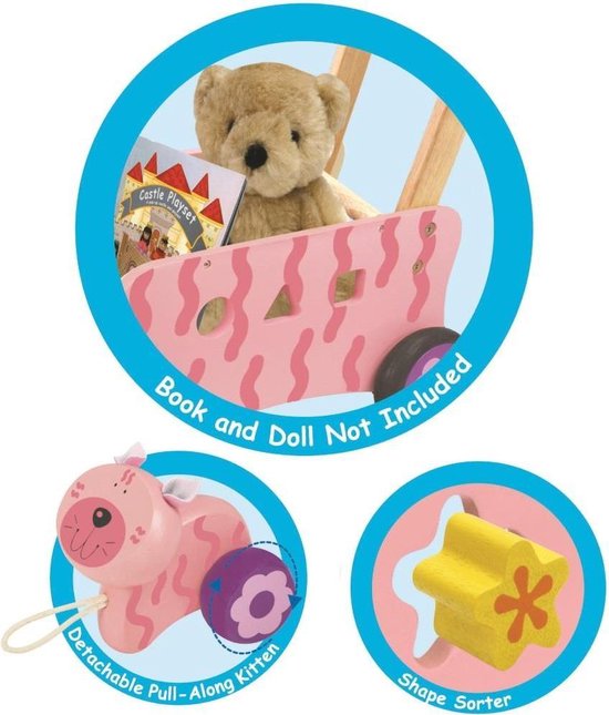 I'm Toy Loop/duwwagen Poes - Roze — afbeelding 5