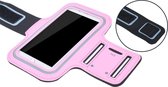 Sportarmband XL tot 6.5 inch scherm oa geschikt voor iPhone 6/6s/7/8 Samsung s7/s8/s9 Huawei p10 - Pink - Roze