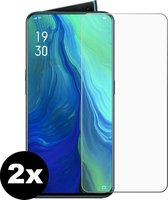 OPPO Reno 2 Screenprotector Tempered Glass Gehard Glas Cover - 2 PACK